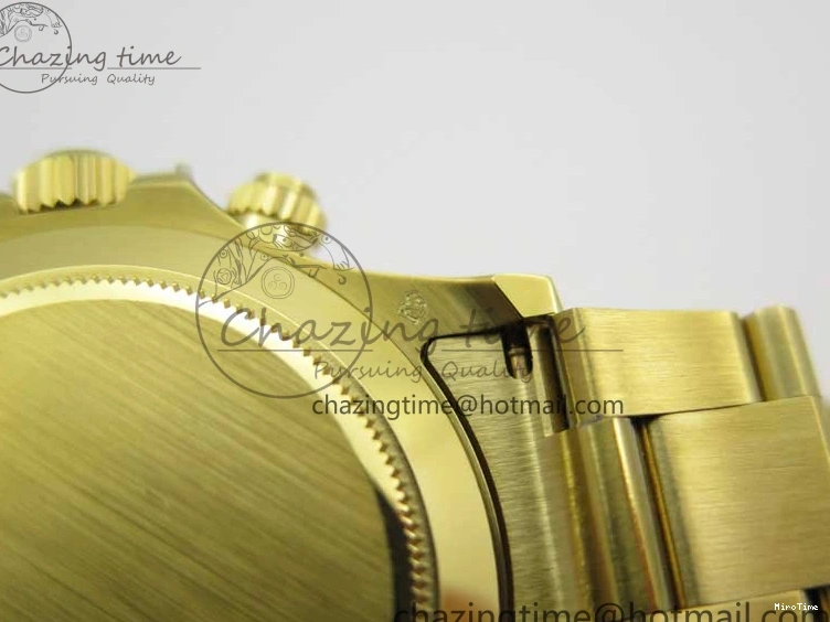 MiroTime 0302 Minimalist Daytona YG KKF 1:1 Best Edition 904L Steel Green Dial on YG Bracelet A 2451